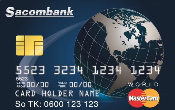 thẻ tín dụng Sacombank world mastercard