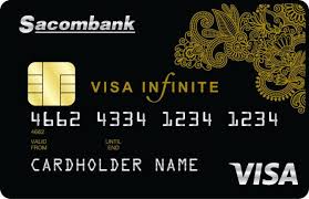 thẻ tín dụng Sacombank Visa infinite